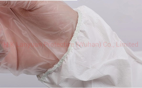 Ly Protective Disposable Medical Sf Non-Woven Coveralls with Hood