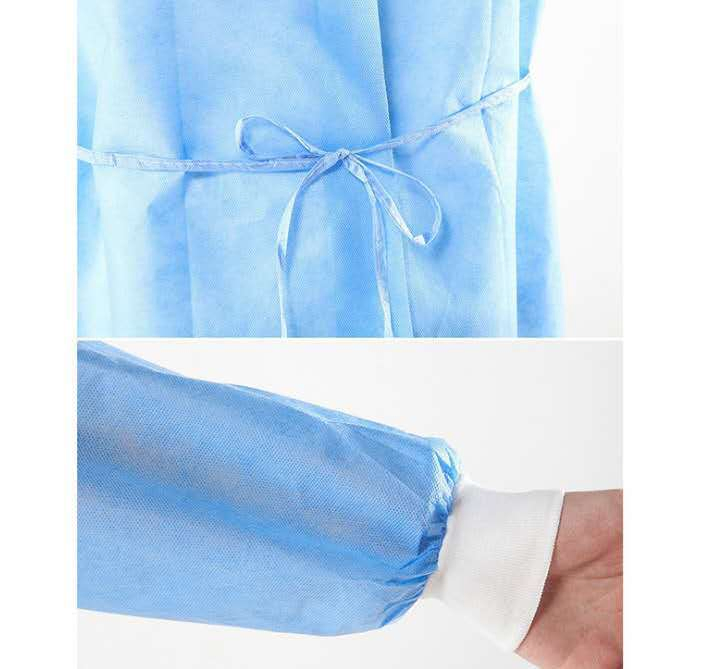 PP and PE Protecting Clothing Isolation Gowns Disposable