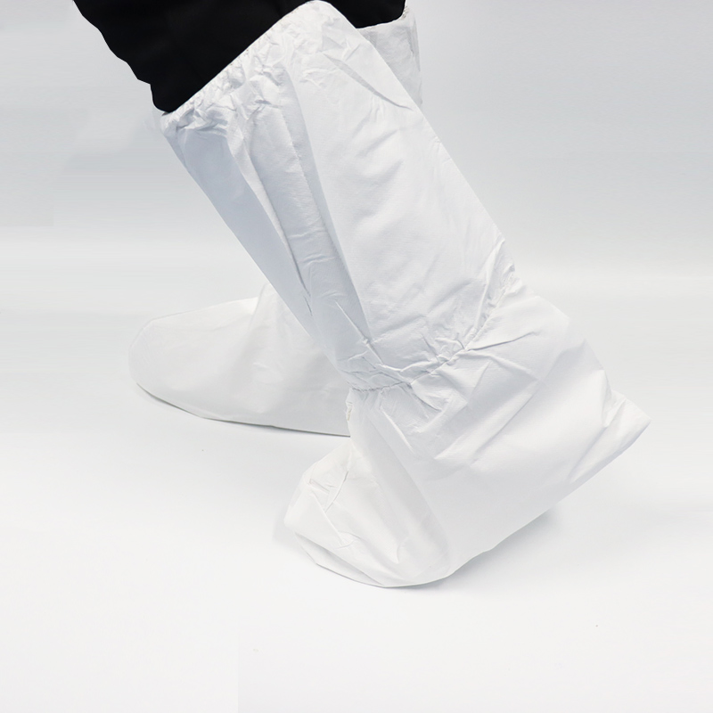 Waterproof Non Woven PE Factory Direct Wholesale Disposable Medical PP Shoe Cover / Boot Covers PPE Safety Boots OEM Customized
