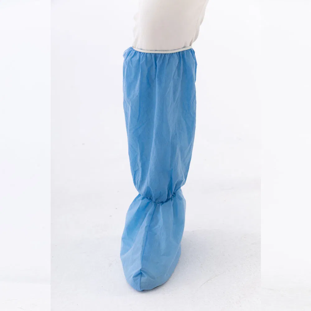 Safety Medical Disposable Waterproof Boot Cover Non Woven Boot Shoe Covers