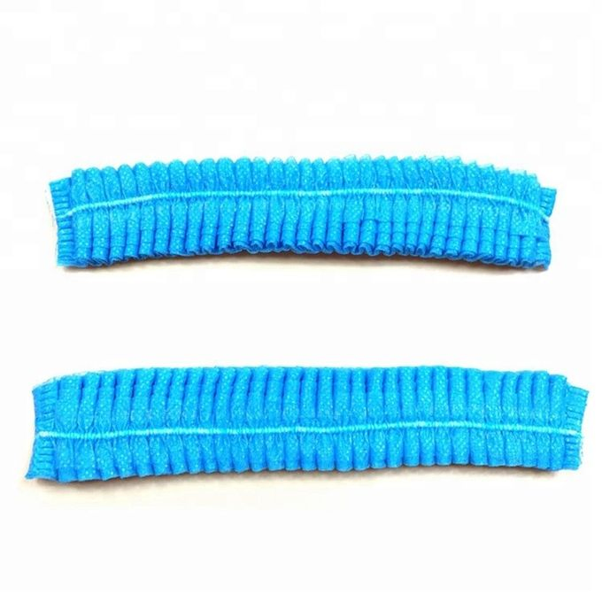 Medical Supplies Disposable Non Woven Strip Bouffant Head Cover Surgical Hair Cap Round Bouffant Cap Medical Cap