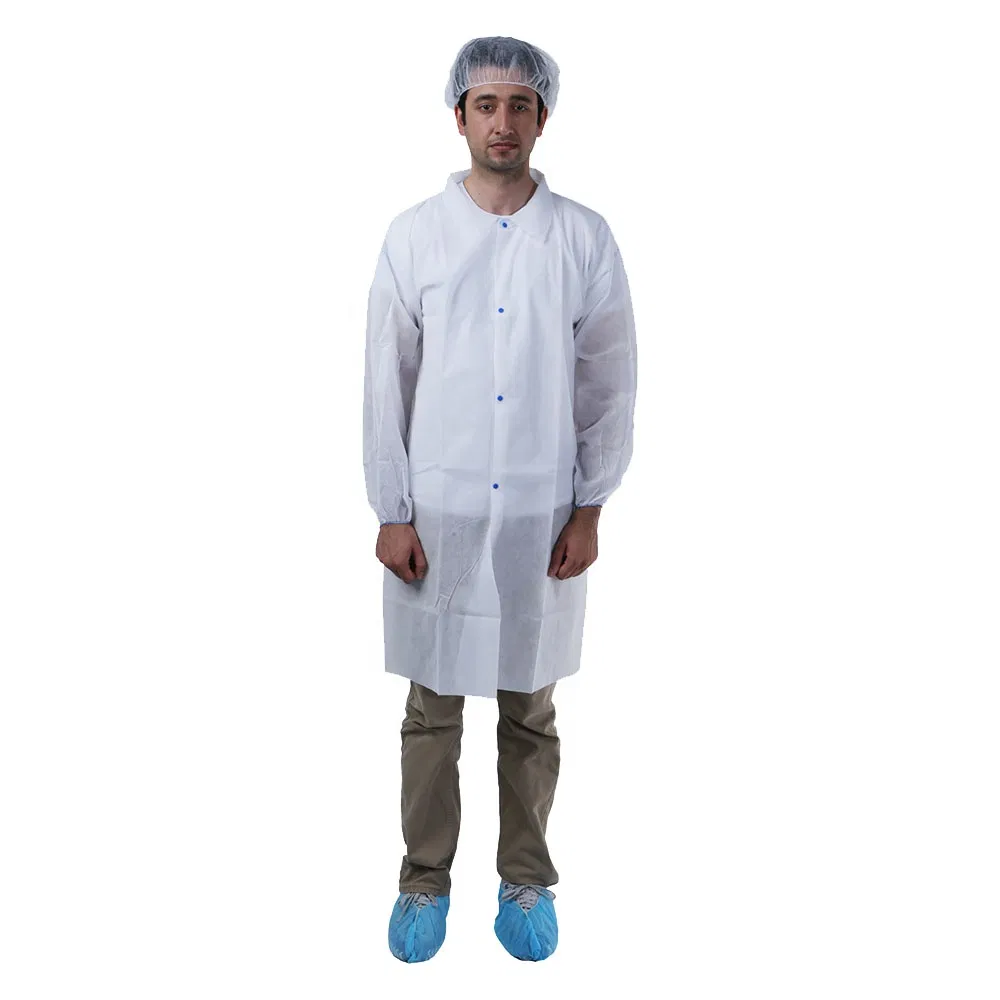 High Standard Medical Supply Disposable Non Woven Lab Coat
