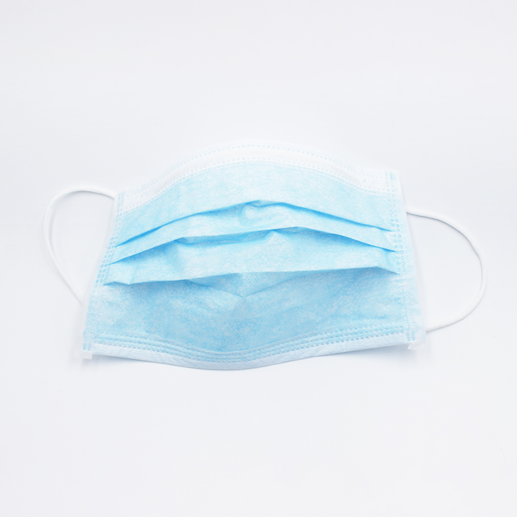 White List Factory Direct CE En14683 Type 2r Anti Droplets Virus Bacterial 3 Ply Non-Woven Medical Procedure Pleated Earloop Disposable Surgical Face Mask