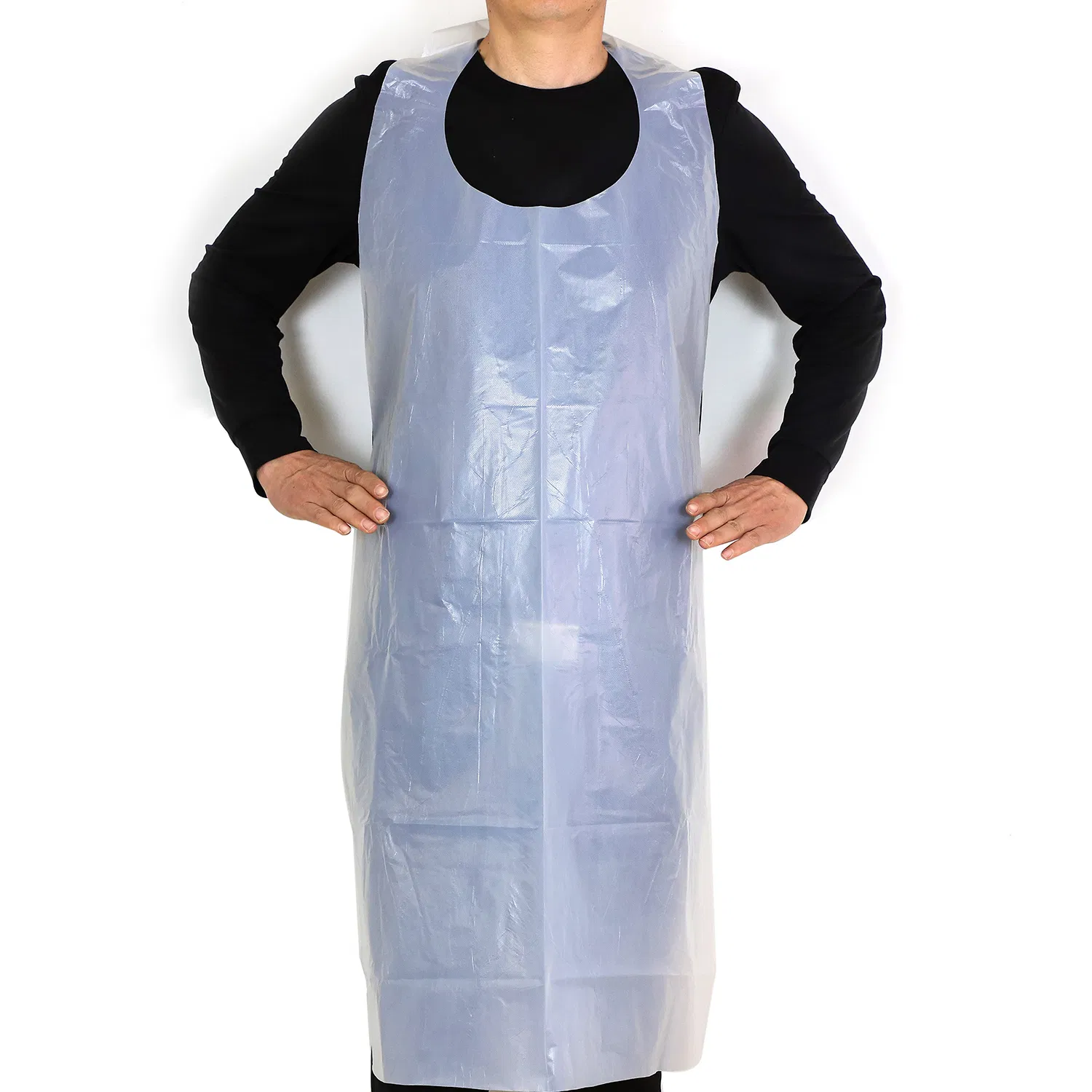 Disposable PE Apron Factory Wholesale Cheap Price Waterproof One Time Use Kitchen Aprons