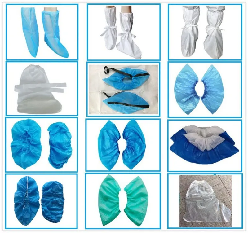 Disposable shoe covers collection
