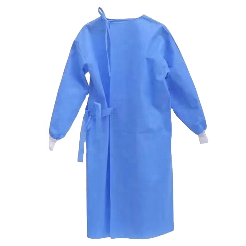 SMS Doctor's Sterile or Non-Steriel Surgical Gown Isolement Blouse Chirurgicale Disposable Patient Medical Isolation CPE Gown