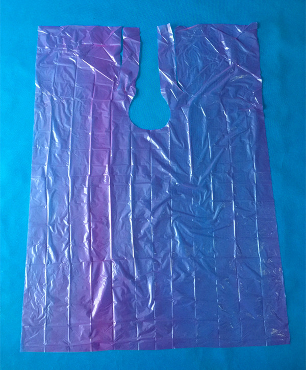 Barbershop PE Disposable Waterproof Hair Cutting Apron