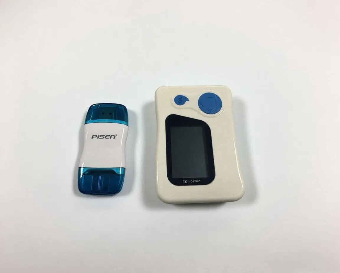 Portable Medical Dynamic Electrocardiography Recorder Device High Accuracy ECG Monitoring System with Holter Analysis for Hospital Clinical Diagnostic