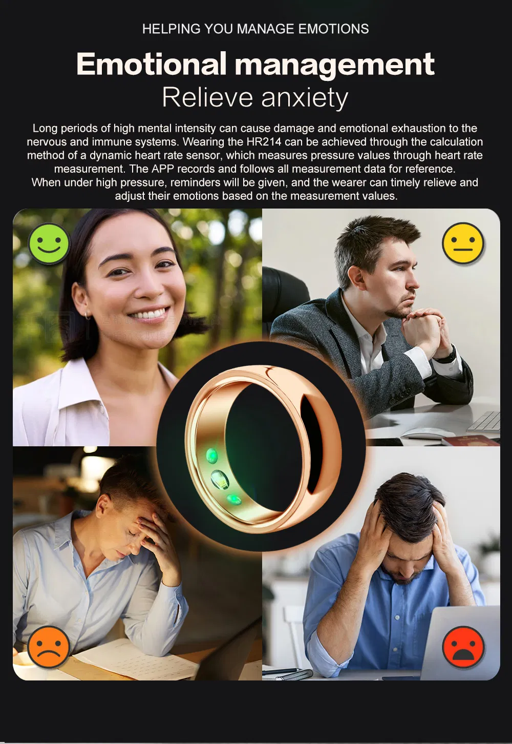 Sleep Aid Device with Wireless Charging Support Customized Development of PCBA/APP for Health Monitoring, IP68 Waterproof