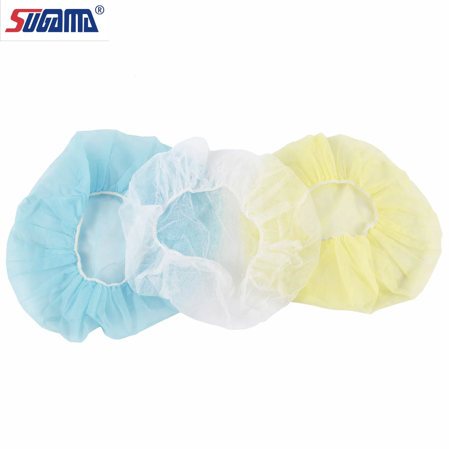 Disposable PP Non Woven Strip Bouffant Head Cover Hair Clip Cap