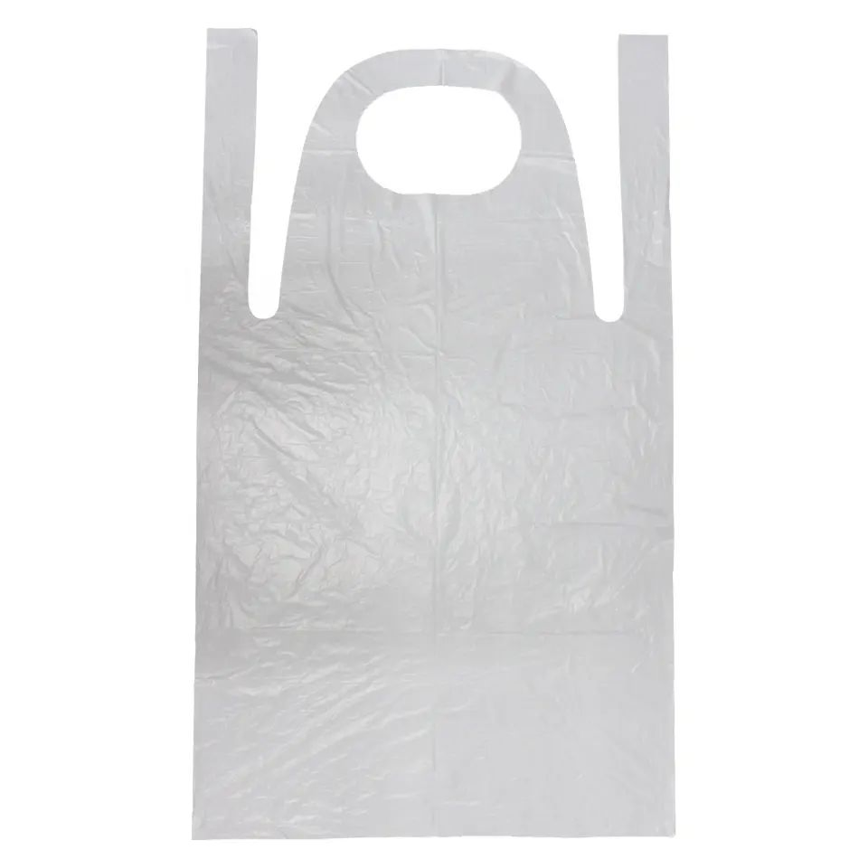 Custom Transparent PE Wholesales Disposable HDPE LDPE Waterproof Apron