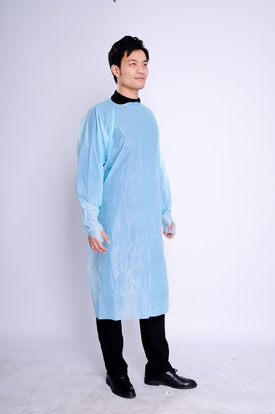 Operation Theatre Medical Level 2 Disposable Surgical Non Woven PP PE SMS Isolation CPE Gown