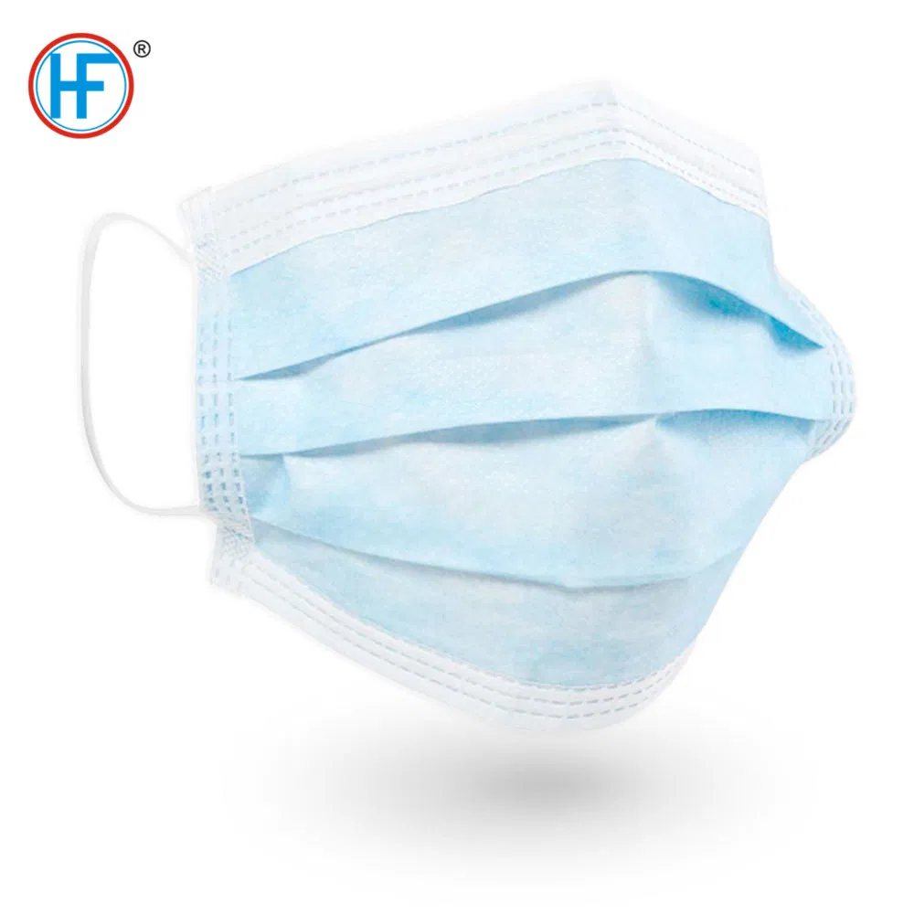 Mdr CE Approved 3 Ply Sterilization Hengfeng Nonwoven Fabir Surgical Disposable Medical Face Mask