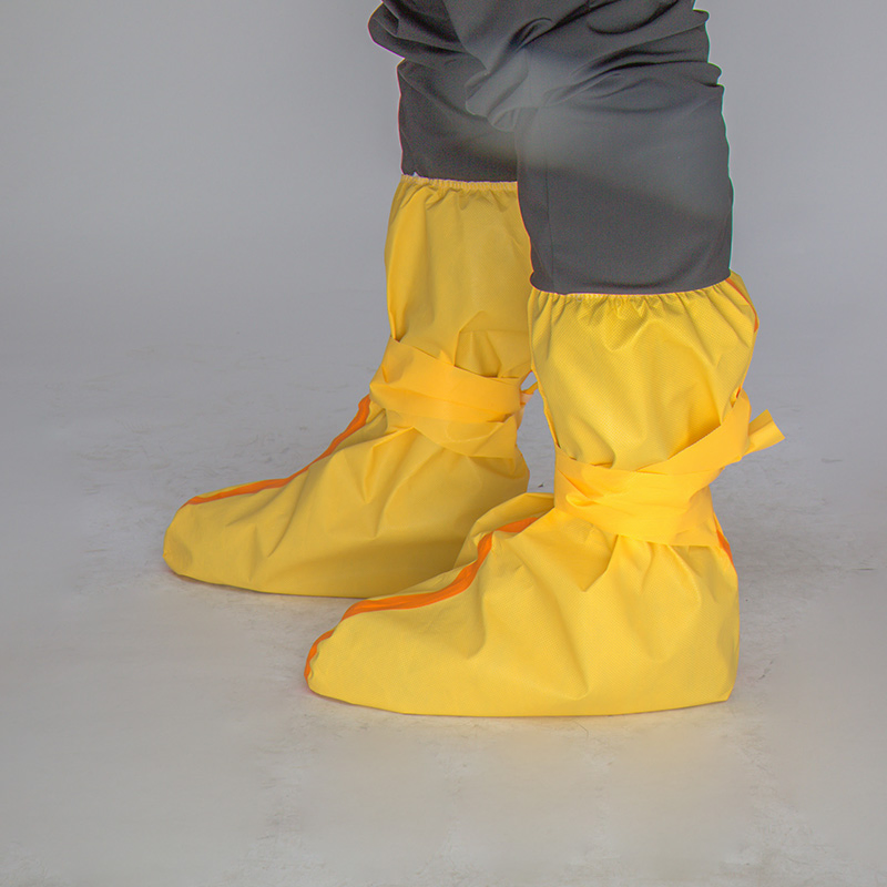 Disposable Protective Microporous Waterproof Surgical/Medical Shoe Cover Anti-Slip PP/SMS/CPE/Non-Woven Sleeve Plastic Boot Shoe Covers