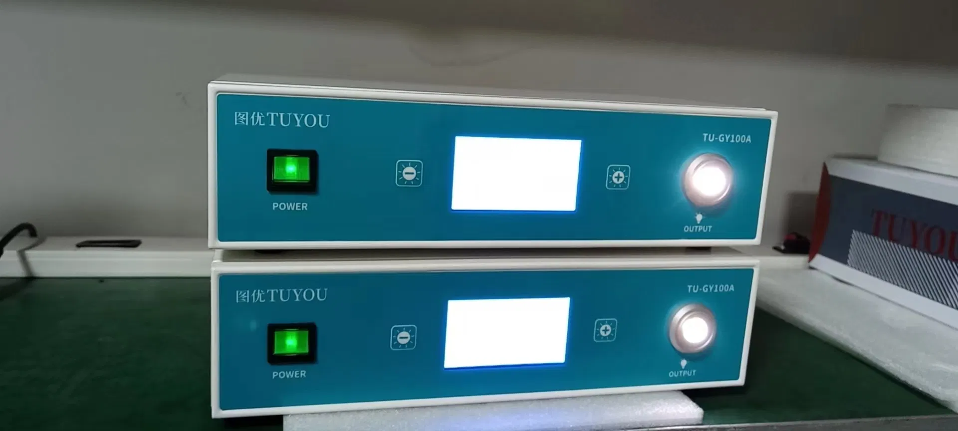 Medical Endoscope LED Light Source 100 Watt Laparoscope Light Surgical Light Source