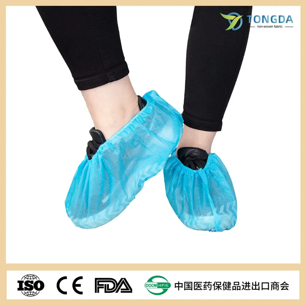 Clean Industry Dust Proof Disposable Elastic Nonwoven Shoe cover