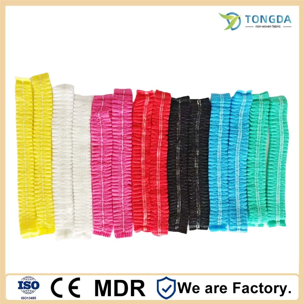 Factory Wholesale Nonwoven/Crimped/Pleated/Strip Disposable Clip Mob Cap