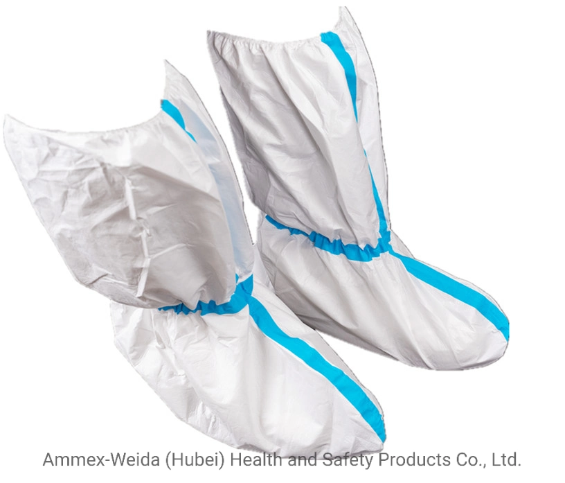 Waterproof Disposable Medical Use MP Boot Cover Doctor/Nurse Use Boot Cover with Blue Tape