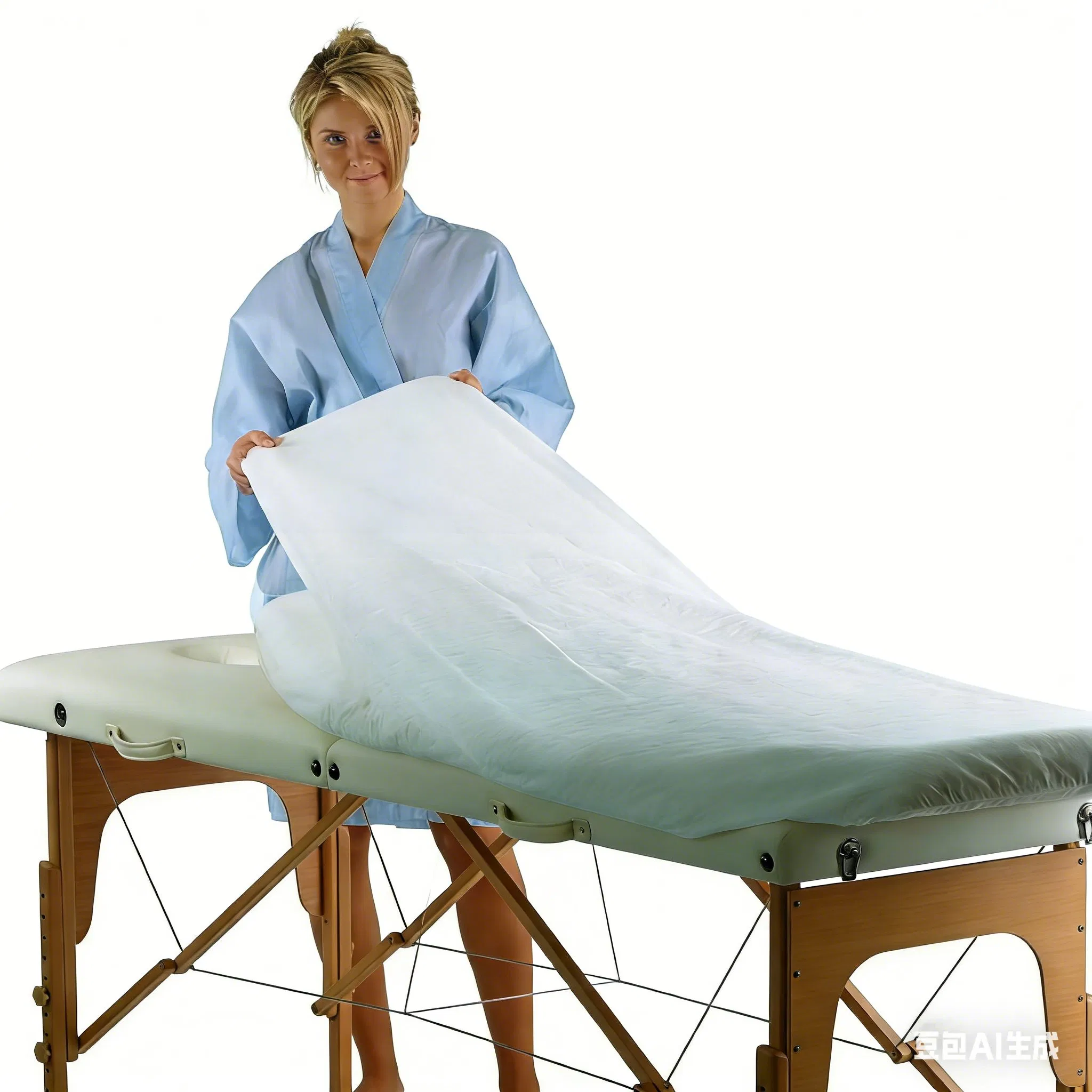 PP Disposable Non-Woven Waterproof Bed Cover Hospital SPA Salon Beauty Hotel Use