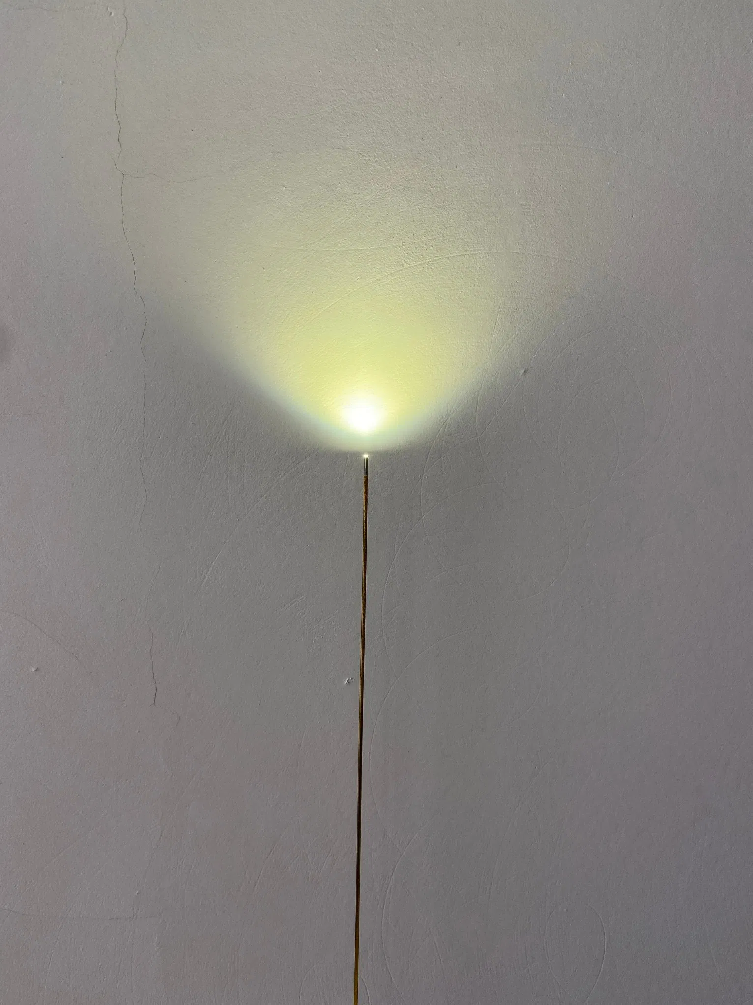 0.8mm Flexible Optical Fiberscope with 850mm Probe Length, Ent Endoscopy, Adjustable LED Light