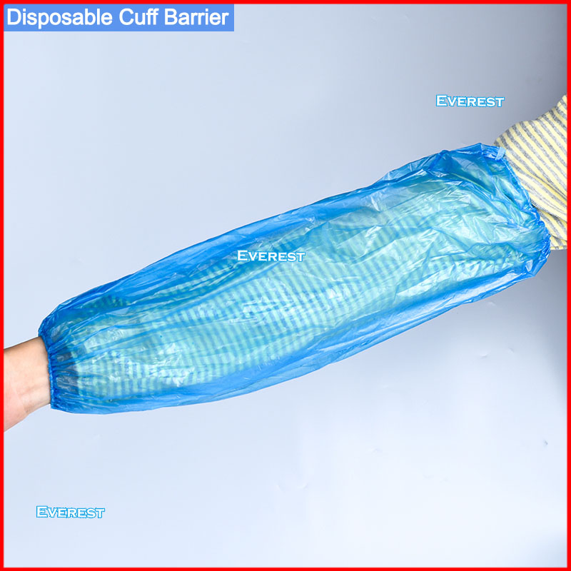 Blue Plastic LDPE HDPE Disposable Polyethylene PE Oversleeves 20*40cm