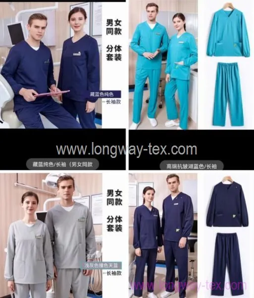 Medical Scrub Shirt Detail