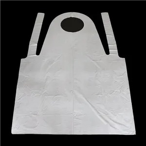 Disposable PE Plastic Aprons for Household Use Waterproof and Oilproof Multiple Colors Available for Cooking and Food Handling