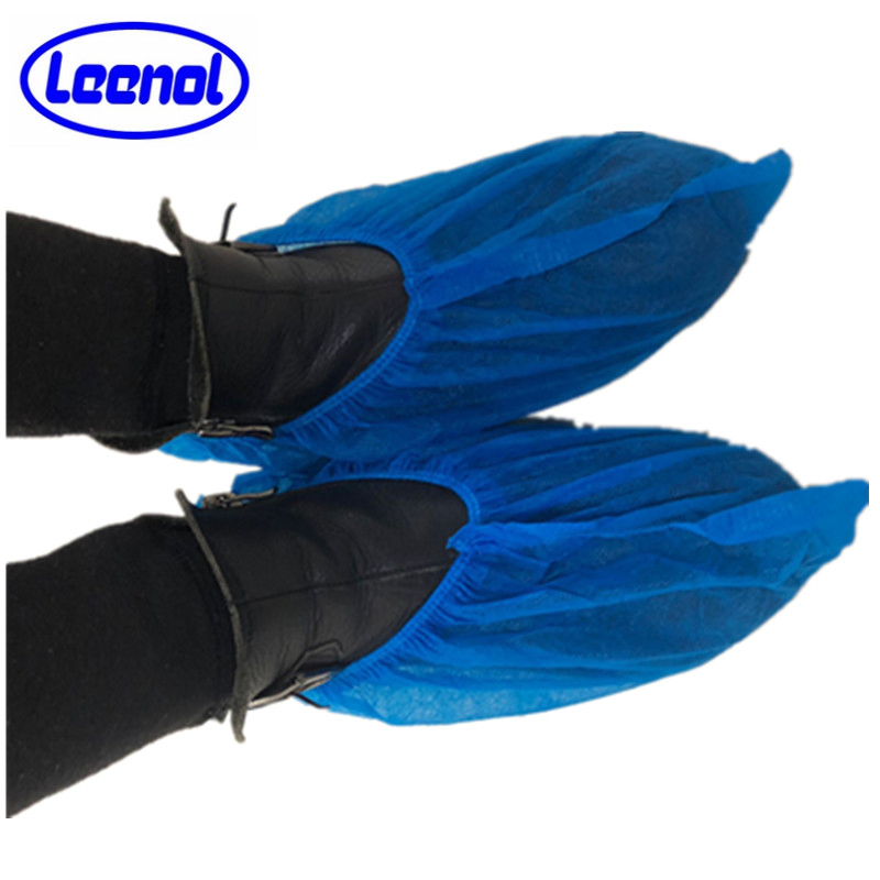 Leenol-Disposable Protective Waterproof Shoe Cover Anti-Slip Non-Woven Sleeve Shoe Covers