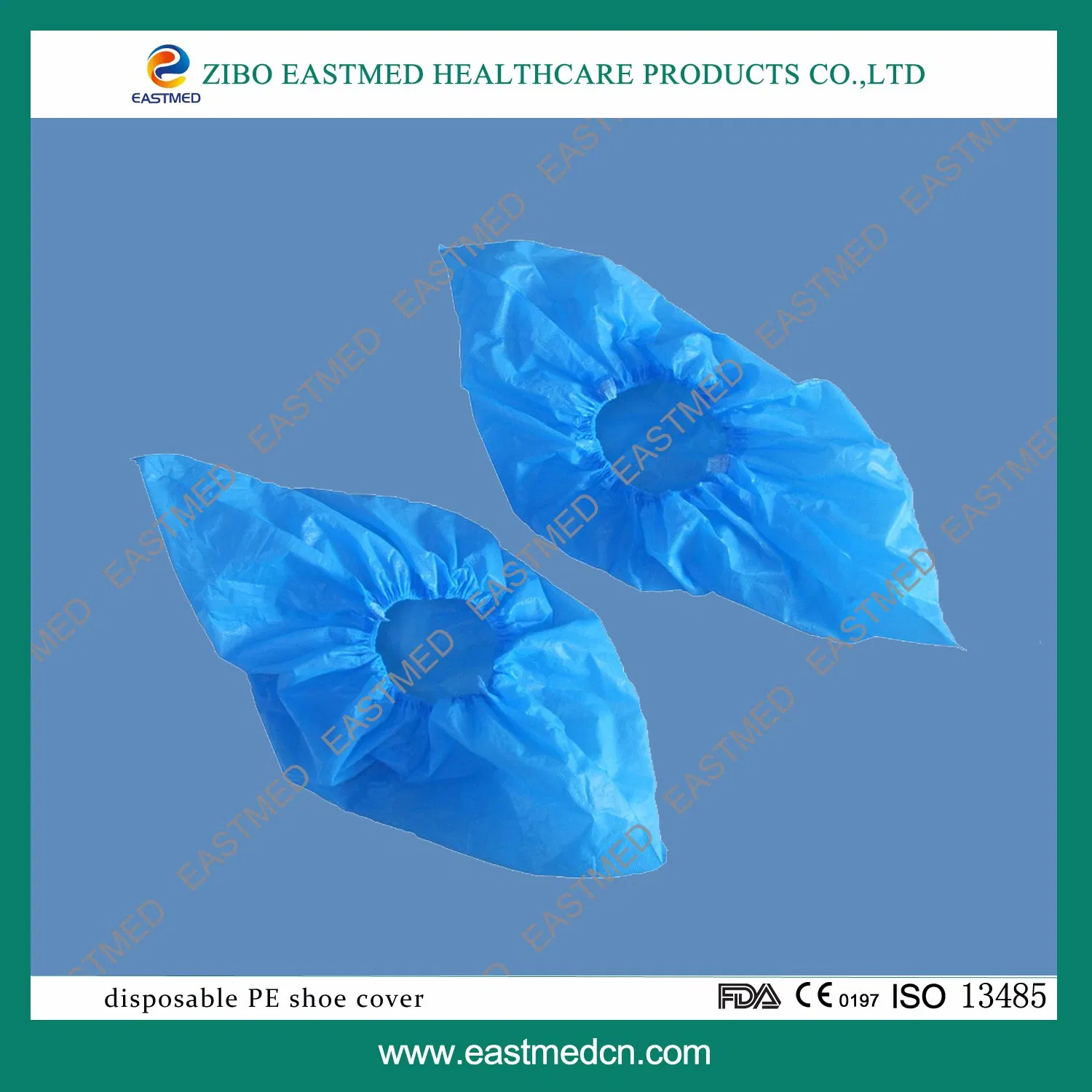 Sterilized Disposable Nonwoven Surgical Shoe Cover with Logo Printing
