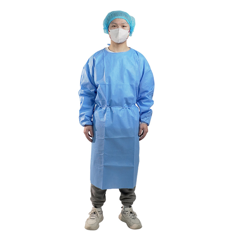 Nonwoven Disposable Doctor Medical Waterproof Reinforced Sterile Hospital Operation Surgery Clinics Pppe SMS Surgical Gown