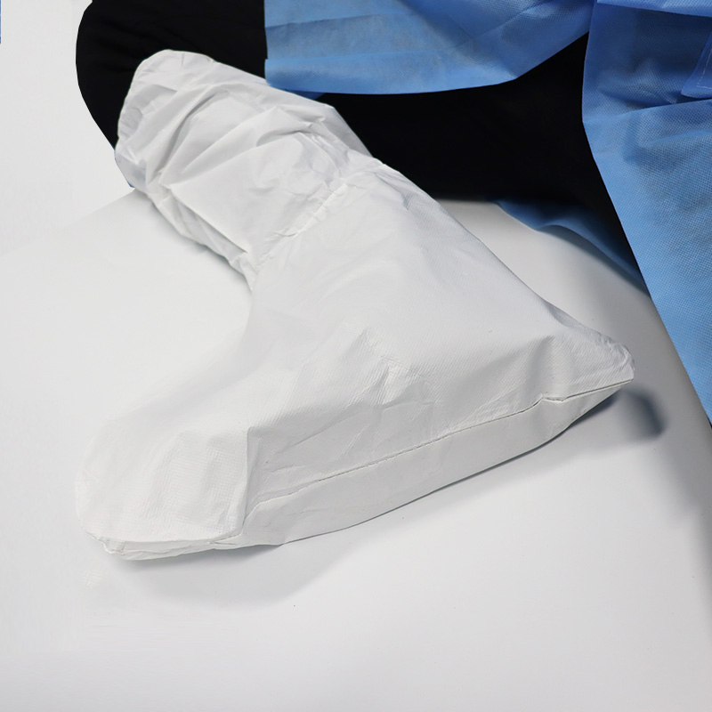Waterproof Non Woven PE Factory Direct Wholesale Disposable Medical PP Shoe Cover / Boot Covers PPE Safety Boots OEM Customized