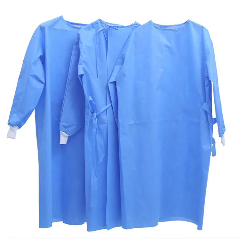 Isolation Surgical Gown Disposable AAMI Level 1/2/3 SMS Durable Fluid Resistant