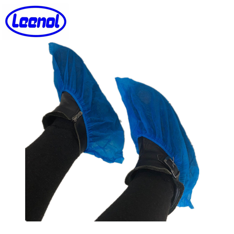 Leenol-Disposable Protective Waterproof Shoe Cover Anti-Slip Non-Woven Sleeve Shoe Covers