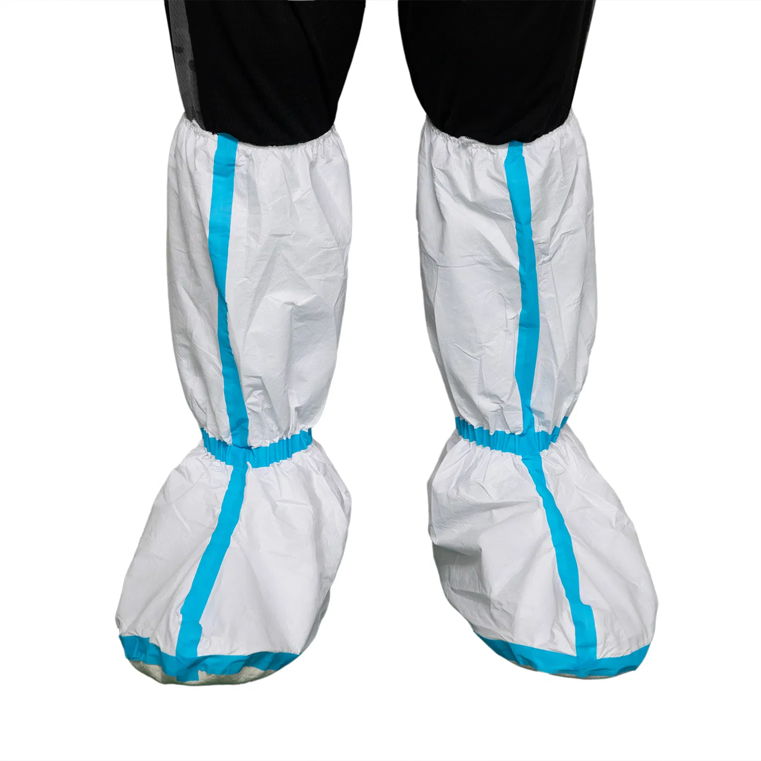 Nonwoven Microporous Non-Skid High Knee Long Covers Disposable Medical Waterproof Boot Cover