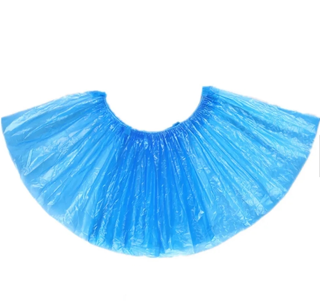Non-Woven SMS Plastic Waterproof Long Medical Protective Disposable Shoe Cover / Boot Cover