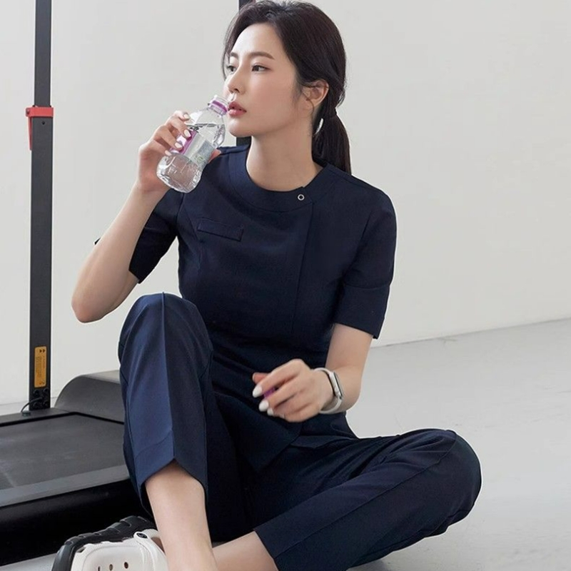 Fashion Scrubs Uniforms Sets Nurse Work Medical Wearing Suits