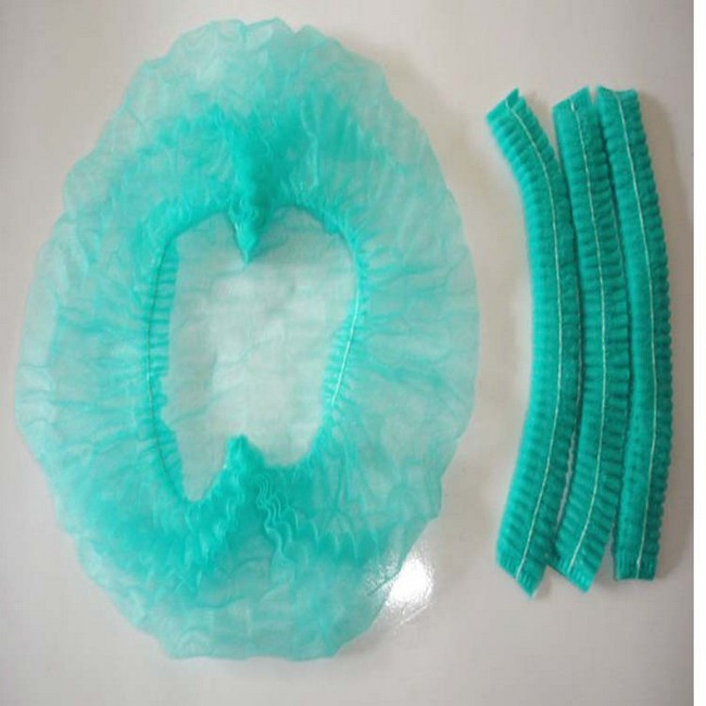 Disposable Colorful PP Non Woven Mob Cap, Clip Cap and Strip Cap