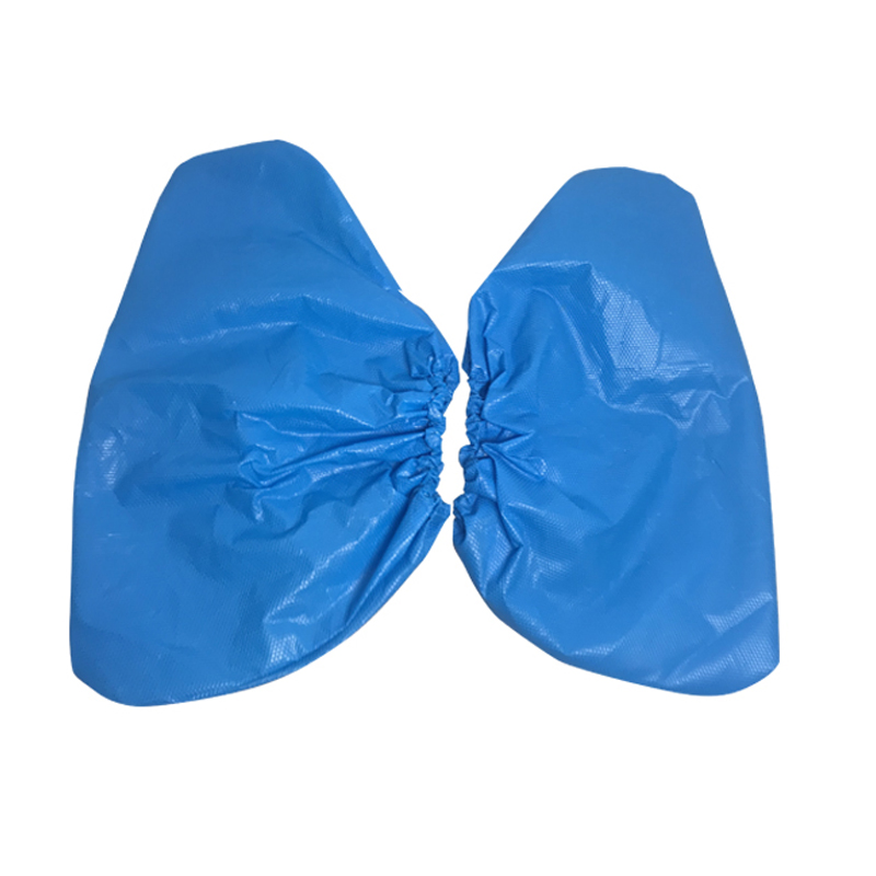 Disposable Nonwoven Antistatic Waterproof CPE Plastic Surgical Medical Non-Slip Protectors Boot Shoe Cover for Hospital Daily Protection