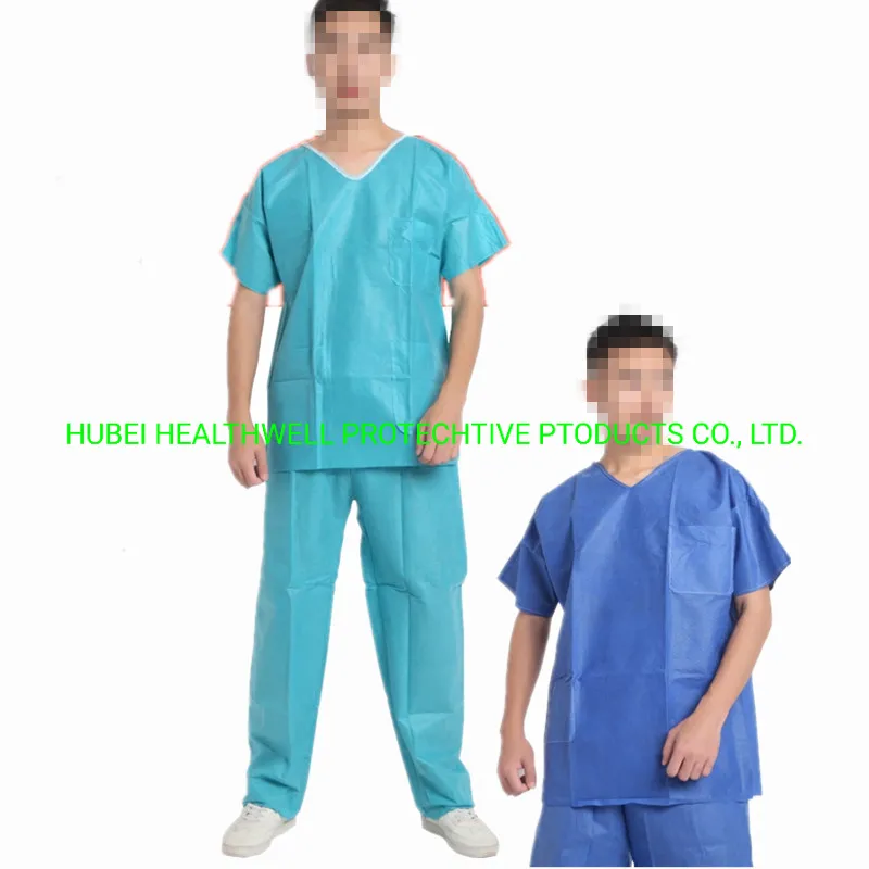 Medical Scrub Top and Pants Detail 2