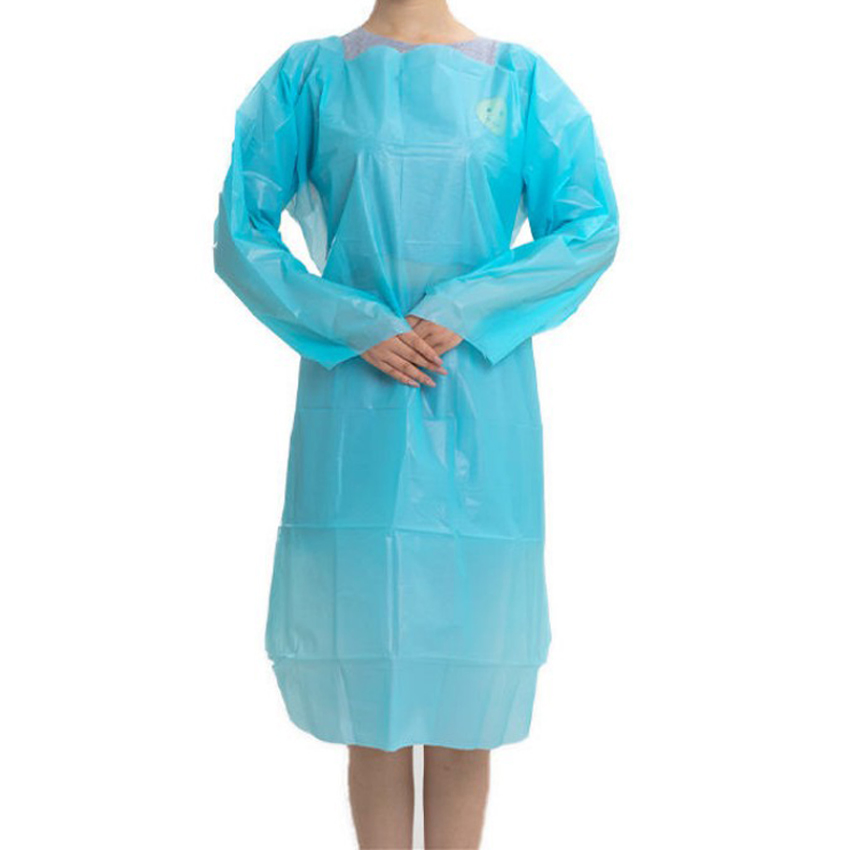 Operation Theatre AAMI Level 3 Surgeon PP SMS PP+PE Surgical Gown Sterile Folding Waterproof Disposable Medical Gown with Cuff