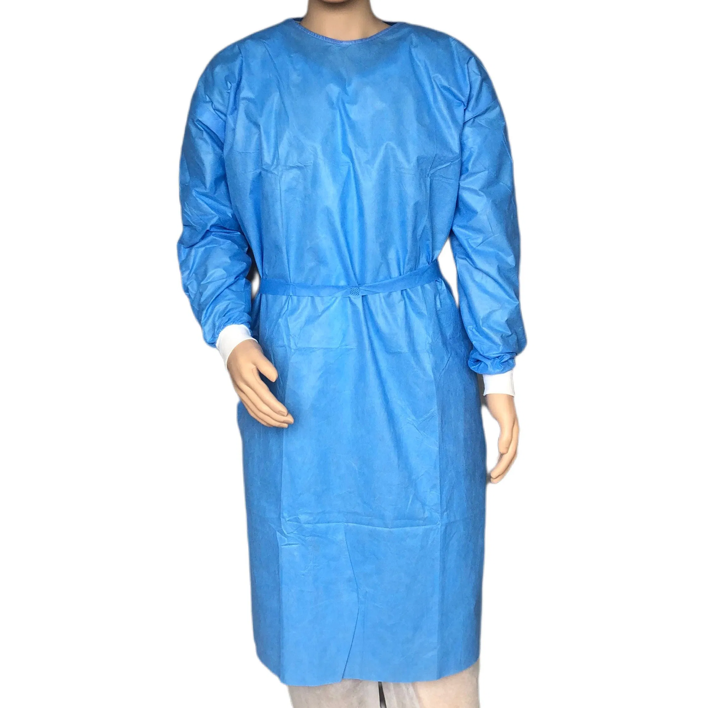 Fluid Resistant Disposable Protecitve SMS Surgical Isolation Gown