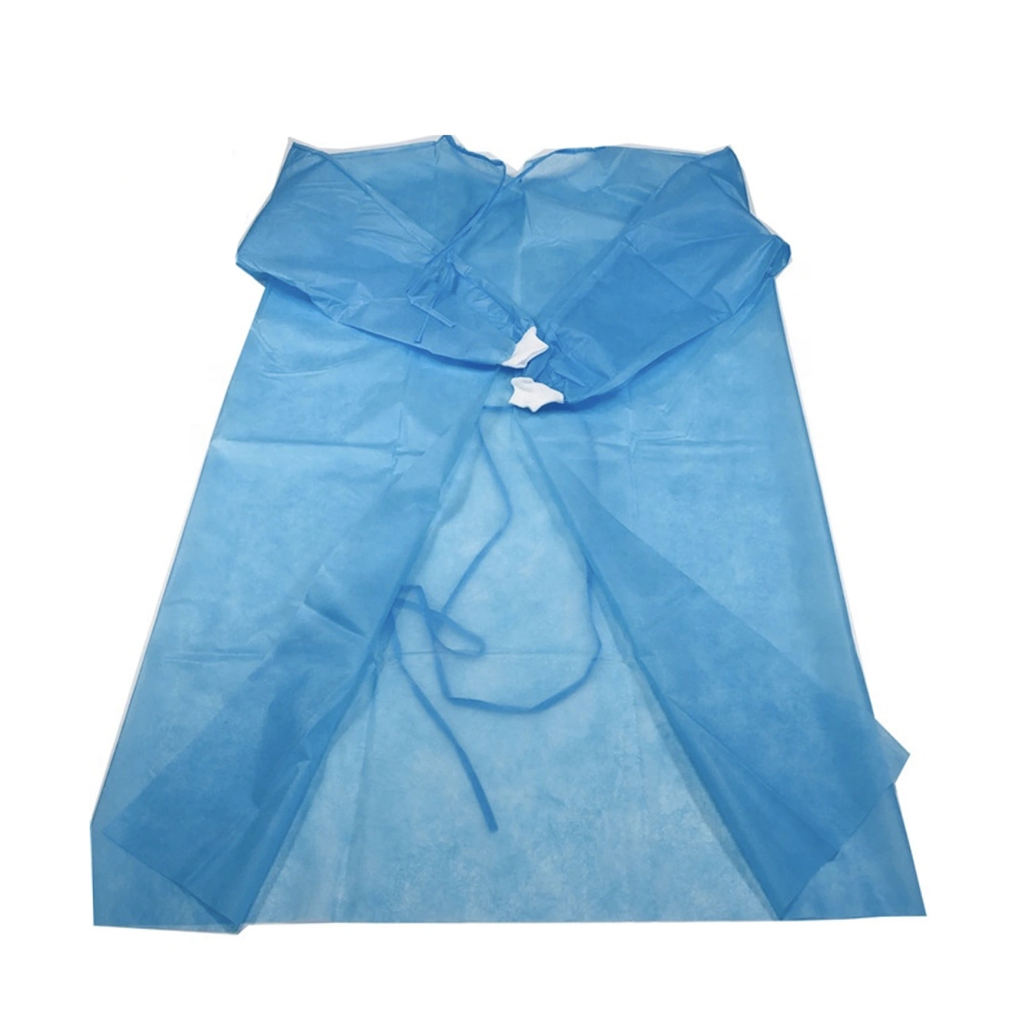 Ce Ready to Ship Disposable Isolation Gowns Yellow Blue PP PE SMS