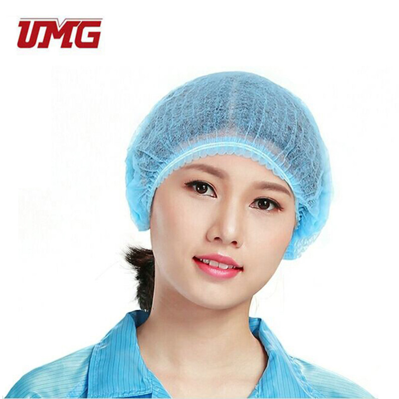 Non Woven Disposable Hospital Nurse Cap, Bouffant Cap, Protective Cap