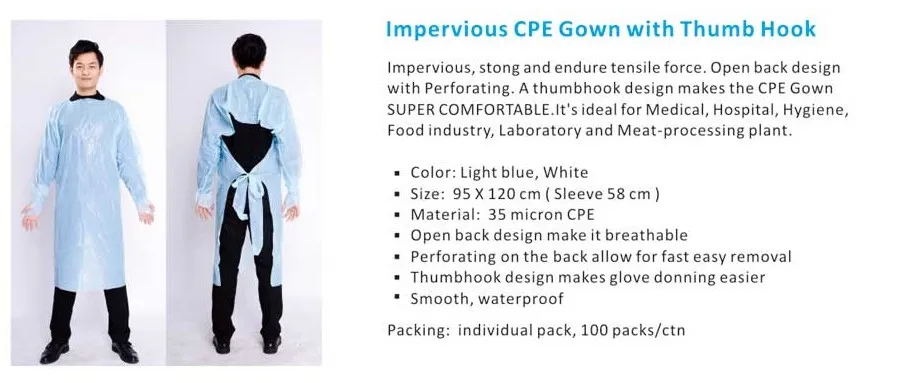 CPE Gown Protection