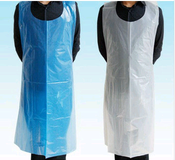 Food GMP Disposable White Disposable Waterproof Apron