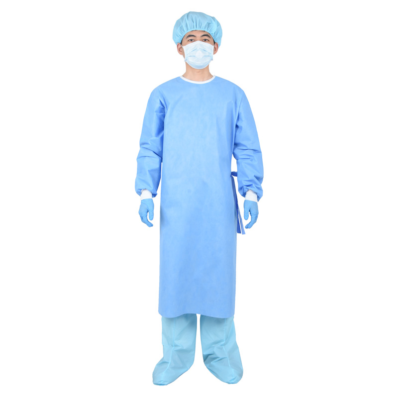 Disposable SMS Nonwoven Hospital Uniform/Isolation Gown /Surgical Gown/ Scrub Suit