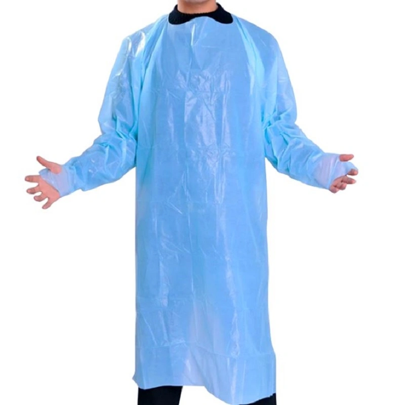 Operation Theatre Medical Level 2 Disposable Surgical Non Woven PP PE SMS Isolation CPE Gown