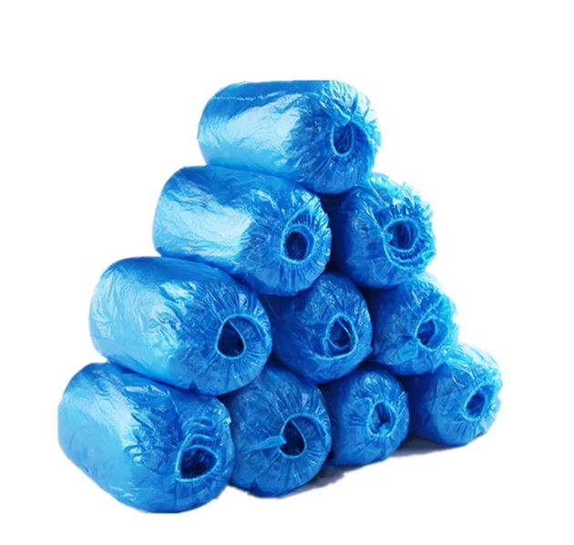 Non-Woven SMS Plastic Waterproof Long Medical Protective Disposable Shoe Cover / Boot Cover