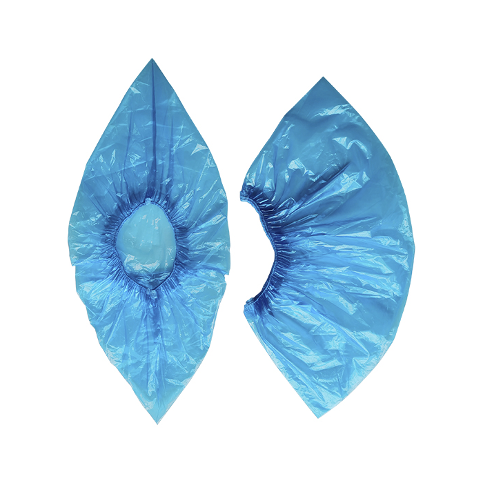 ISO13485 CE Anti Dust Machine Hand Made PE Nonwoven Isolation Surgical Plastic Disposable Plastic Waterproof Hospital CPE LDPE Medical Foot Shoe Covers