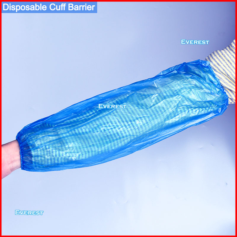 Blue Plastic LDPE HDPE Disposable Polyethylene PE Oversleeves 20*40cm